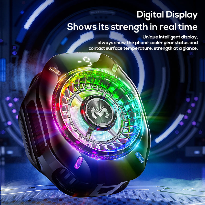 MEMO CX 10 Magnetic Cooling Fan for iPhone – RGB Dual-Fan Cooler with Type-C